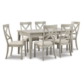 Parellen 7 PC Dining Set in Grey